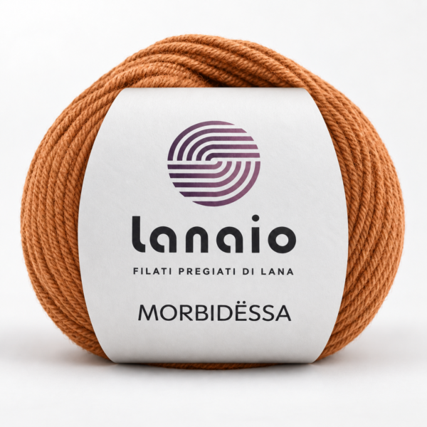 Lanaio Morbidëssa gomitolo lana merino extrafine ideale per capi baby e creazioni dalla mano morbidissima per punti ben definiti e lavoro più veloce