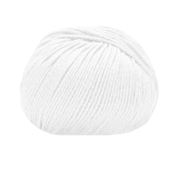 Gomitolo Versàtil colore 10001 Gomitolo Versàtil 53% Lana Merino Extrafine - 47% Cotone colore 10001
