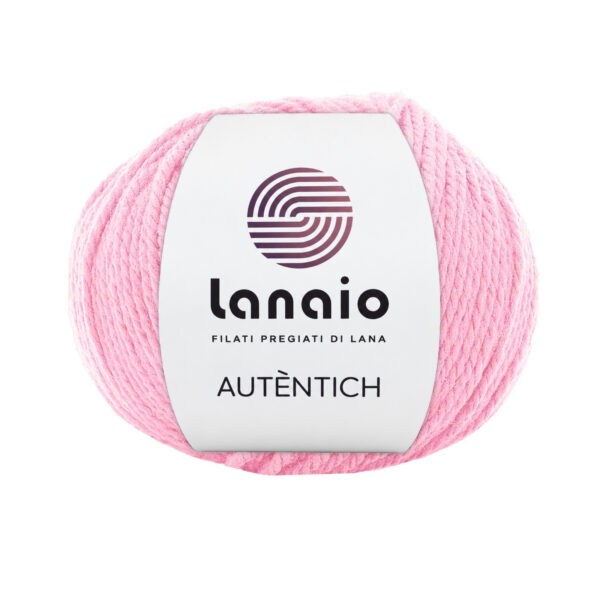 Gomitolo Autèntich Lanaio (50 g - 80 m) — Colore 13425 Rosa Confetto Gomitolo Autèntich Lanaio 100% Pura Lana Vergine Merino Fine (50 g - 80 m) — Colore 13425 Rosa Confetto