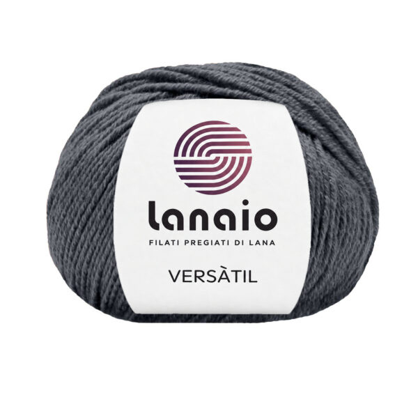versatil-14351-antracite-lanaio Versàtil - Filato Cotone e Lana Merino Extrafine Irrestringibile Soffice e Traspirante Per Ferri/Uncinetto 4-5mm (50g / 125m)
